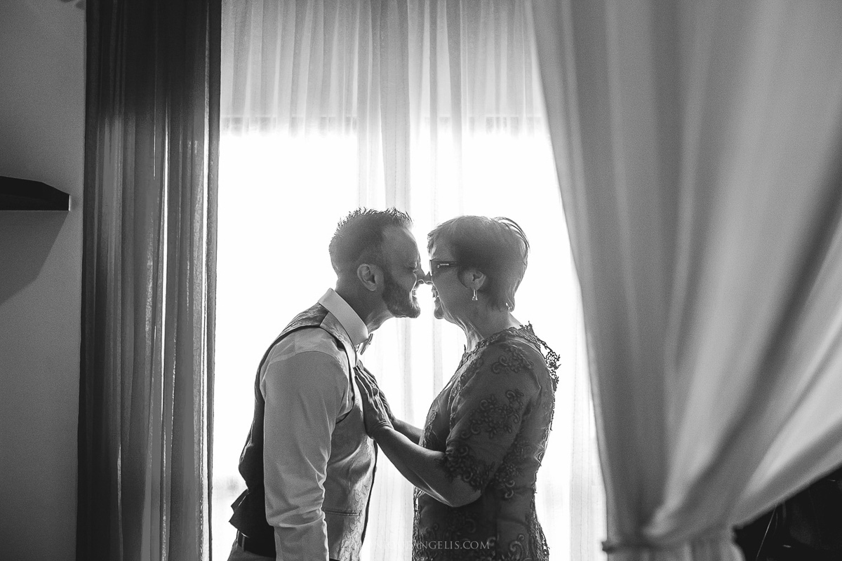 Monique Angelis - casamento na praia - Mãe do noivo