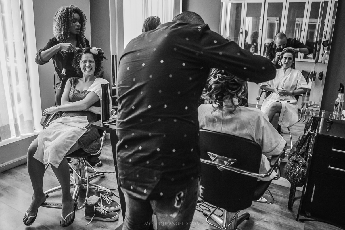 O Making of da noiva por Monique Angelis