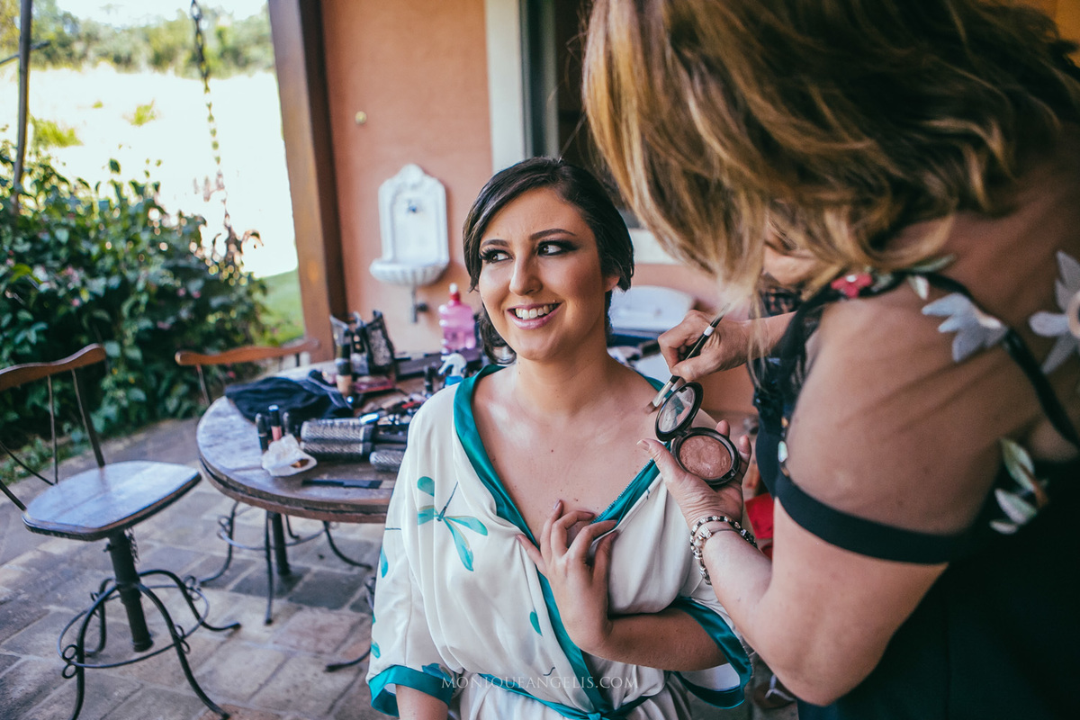 making of da noiva por Monique Angelis