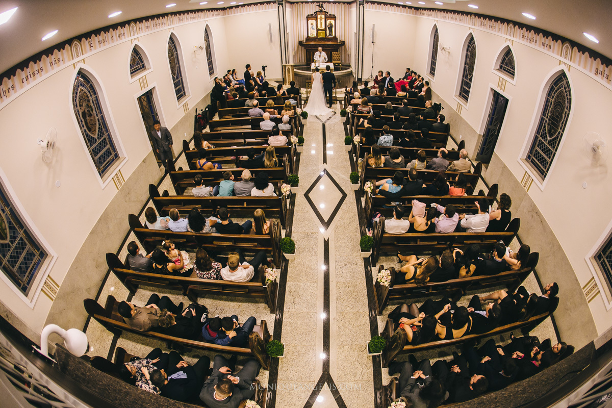 A cerimônia de casamento