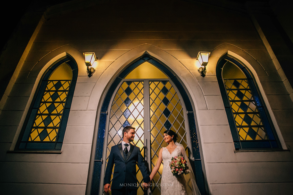 O ensaio do recém casados após a cerimônia