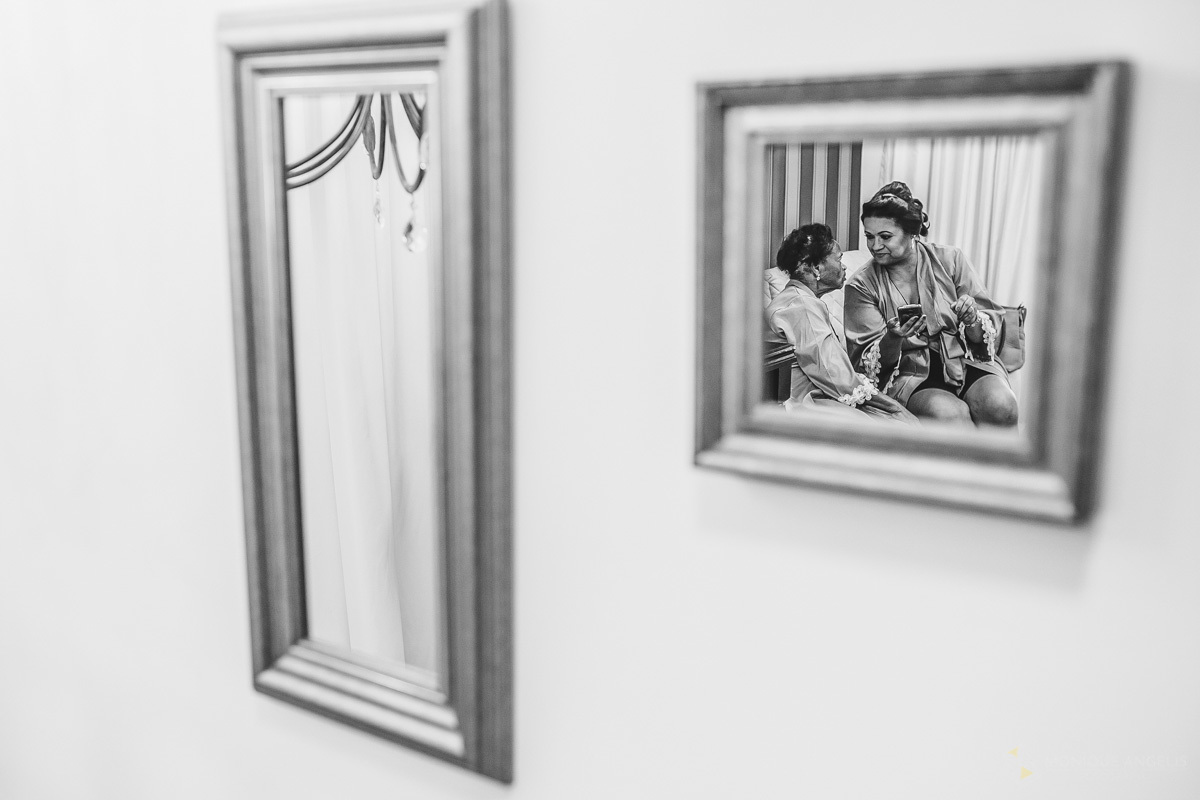 a mãe da noiva no making of