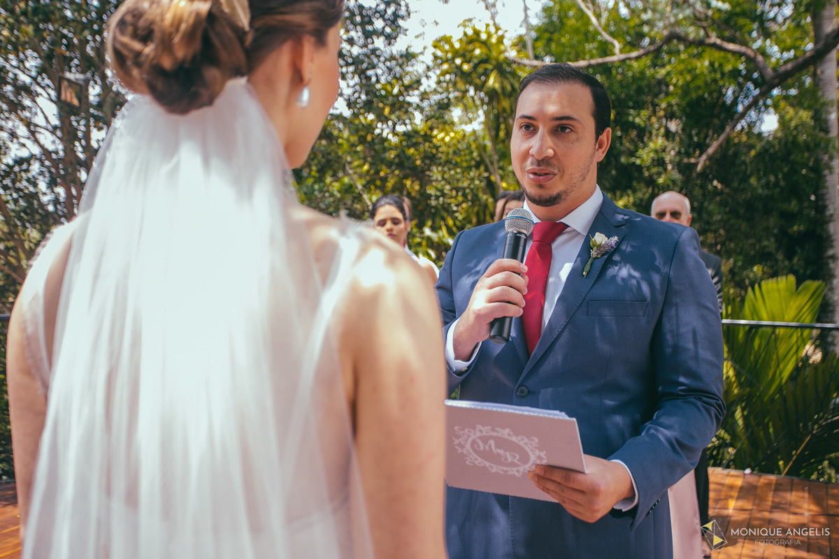 os votos do noivo para a noiva no casamento