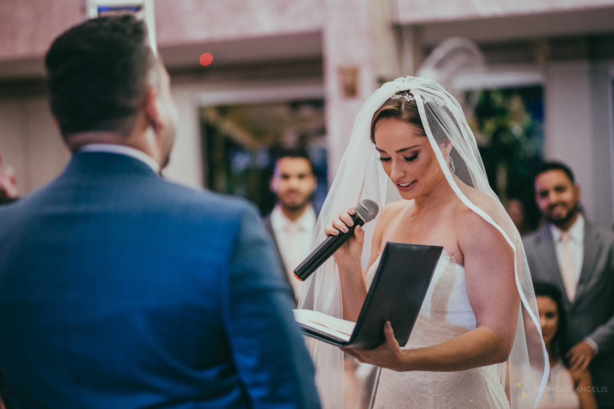 os votos da noiva