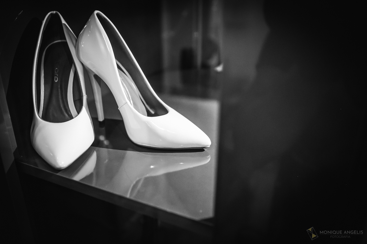 os sapatos da noiva