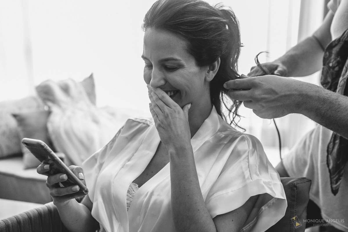 noiva se emociona ao ler mensagem no making of