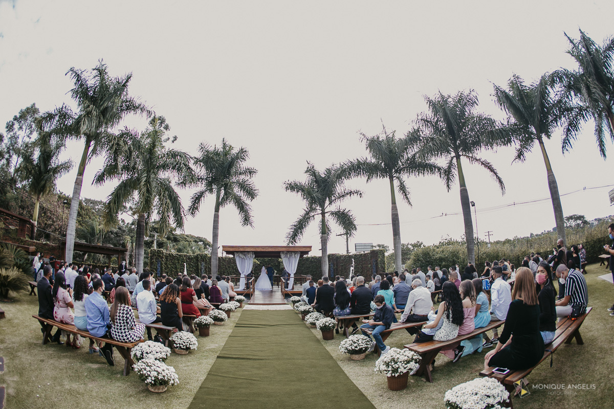 cerimônia de casamento no Villa Harmonia Eventos
