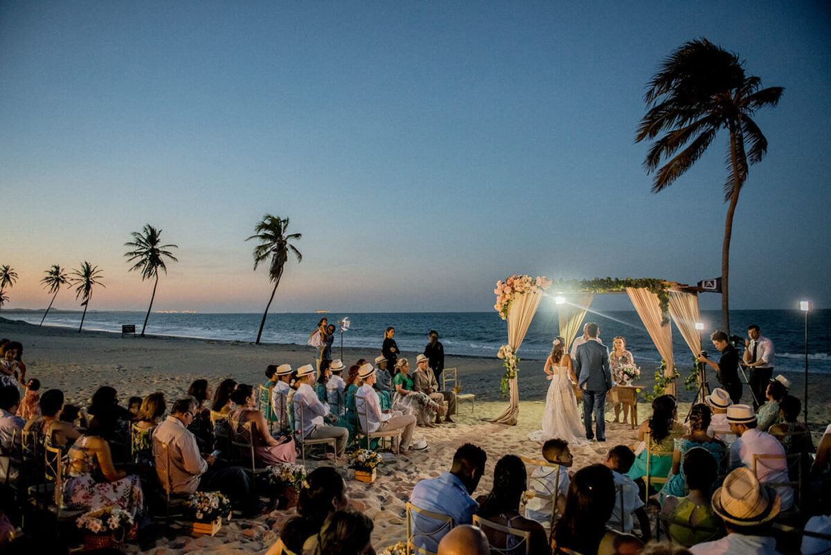 Casamento ao ar livre em Fortaleza