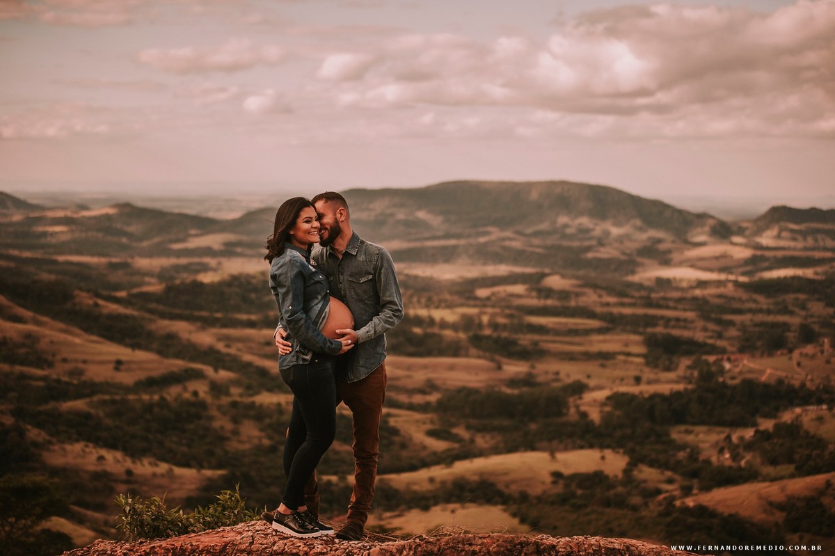 amor gestante montanha
