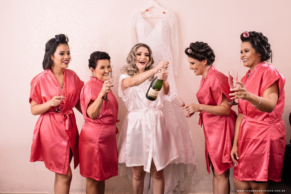 Brinde madinhas com noiva