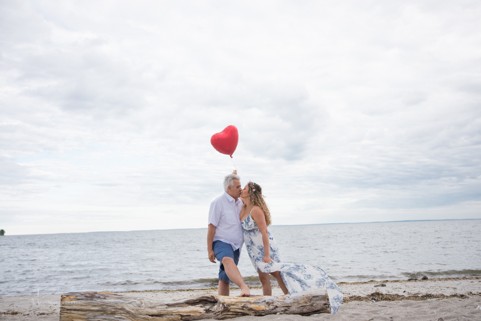 milford ct beach wedding anniversary photo