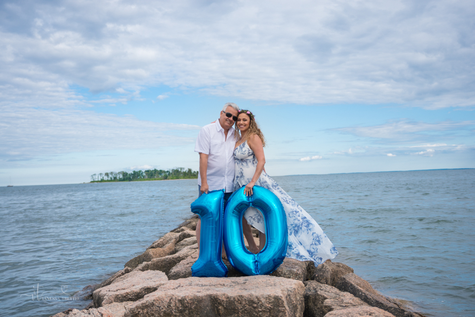 milford ct beach wedding anniversary photo 10 yeas