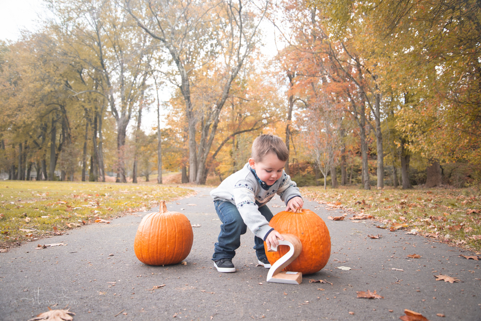 Kids boy 2 years photo fall 
pumpkin