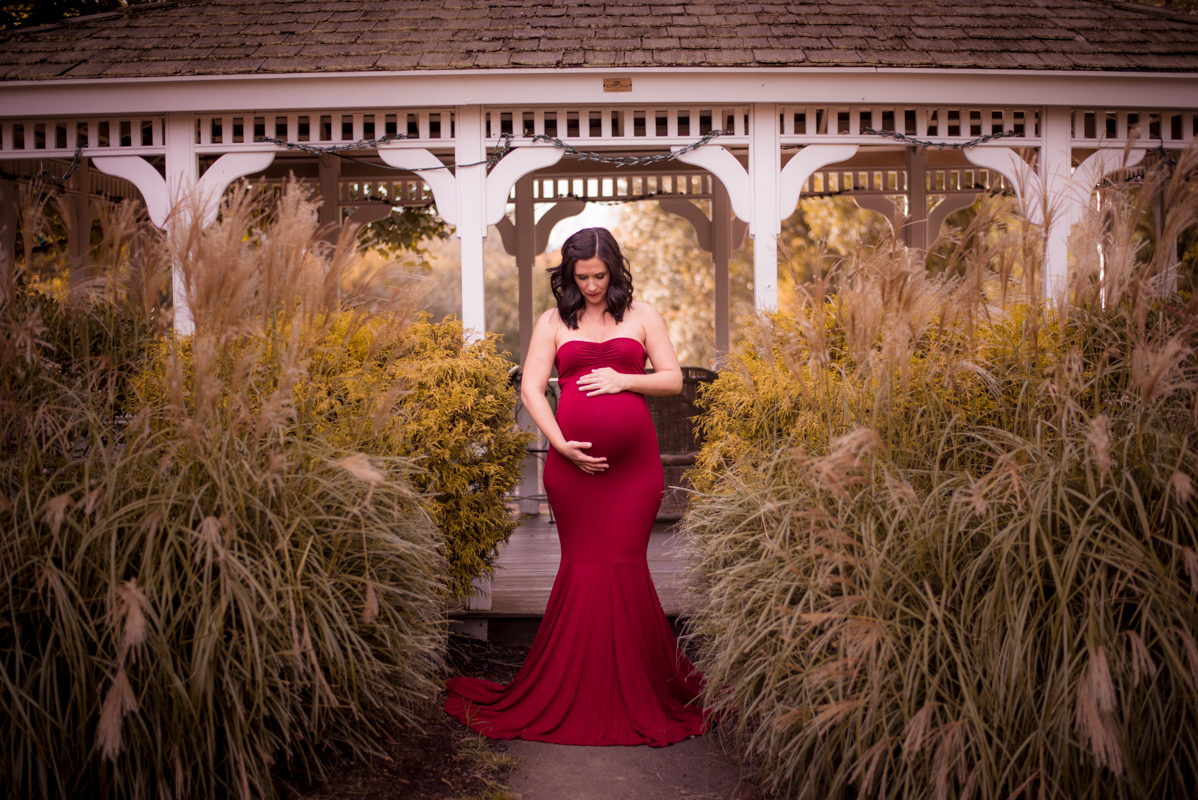 maternity pic farm red dress mother and father  maternity pictures farm red dress oxford Connecticut