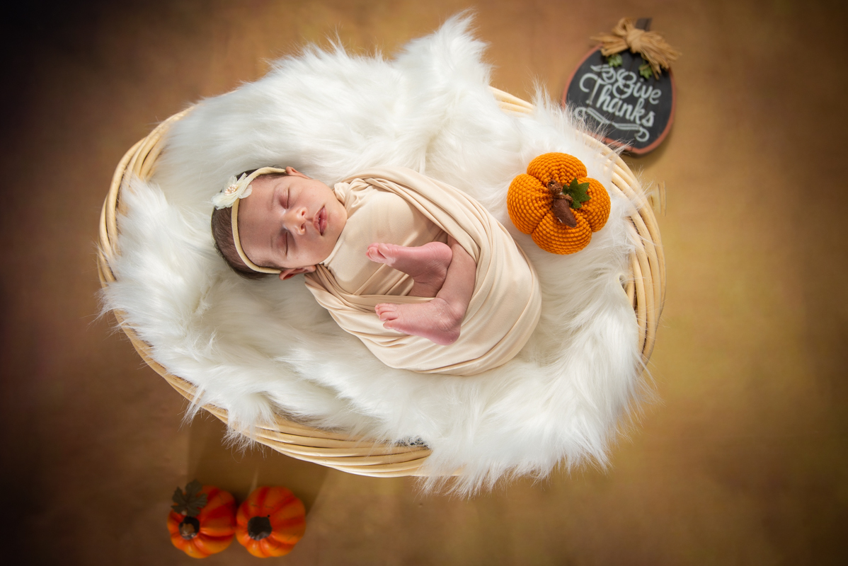  girl newborn photography fall Connecticut