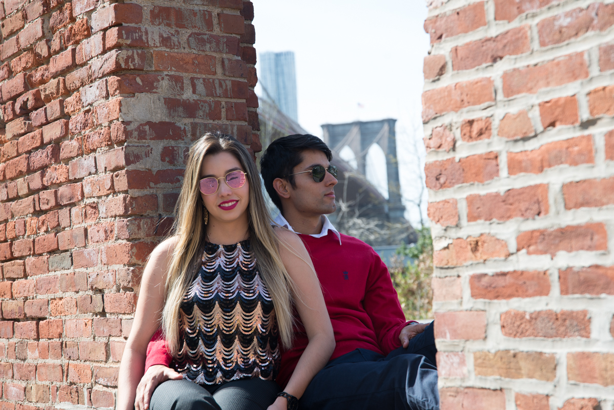 brooklyn bridge Dumbo couple photography  NYC new york