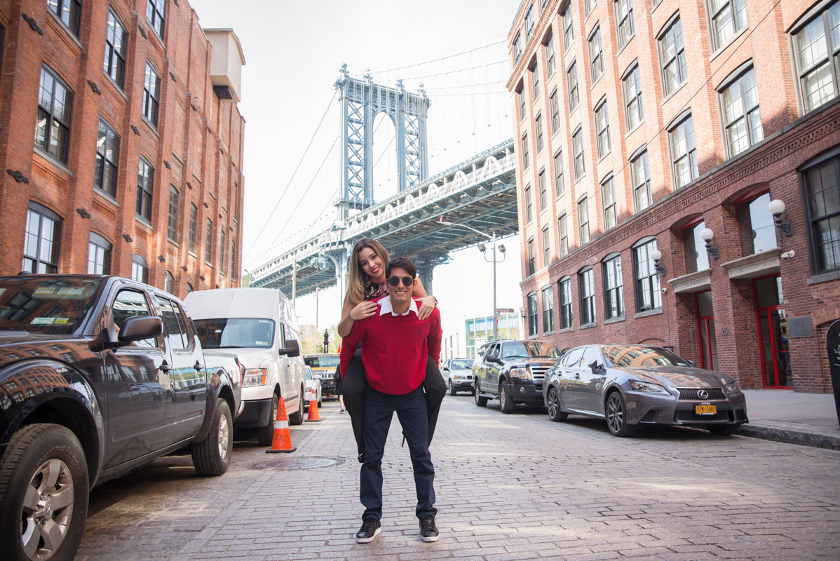 brooklyn bridge Dumbo couple photography  NYC new york