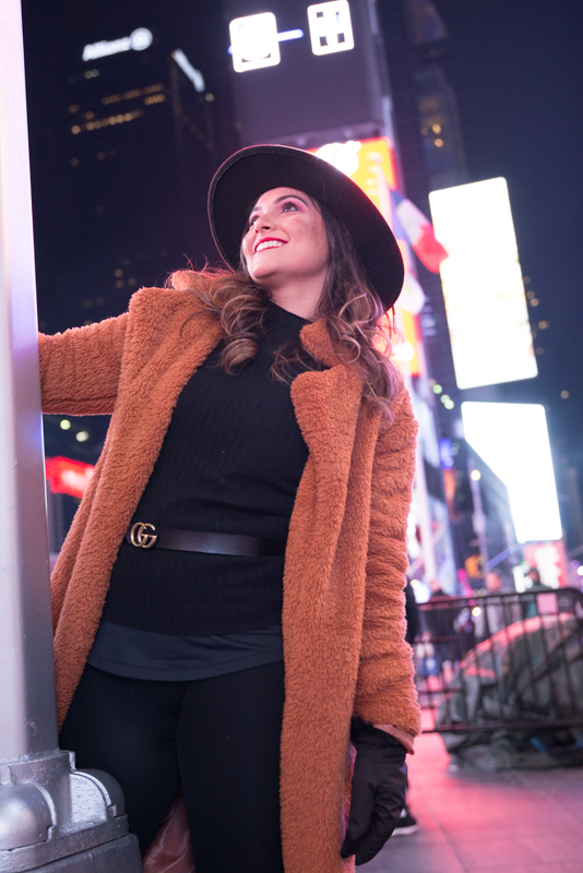 Model fashion photography Times Square NYC new york
