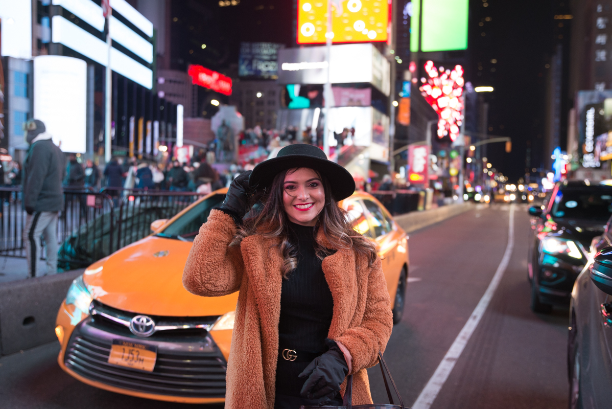 Model fashion photography Times Square NYC new york