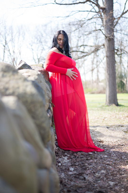 Maternity cheery blossom photo new york nyc