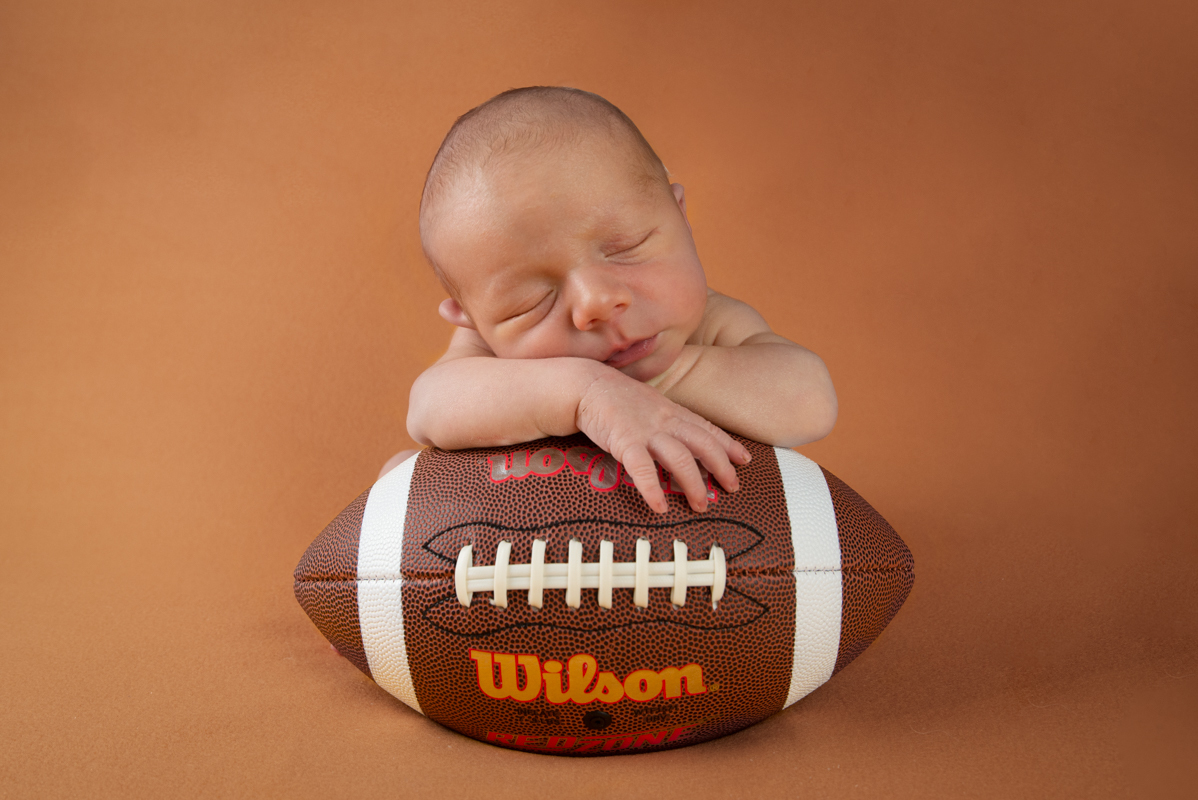 newborn futebol  sports photoshoot Connecticut