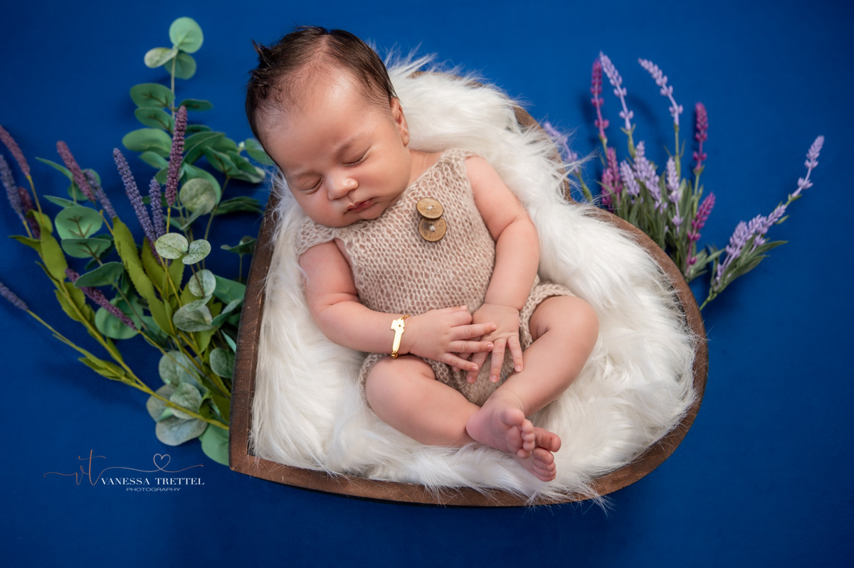 Vanessa Trettel photography 
newborn photoshoot CT 
blue backdrop
baby cute