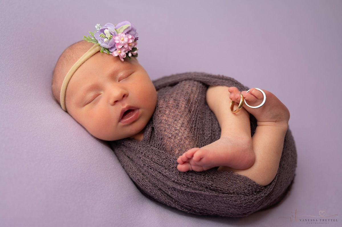 newborn photo
wedding rings
lilas background girl 
Vanessa Trettel Photography
Ansonia, CT
