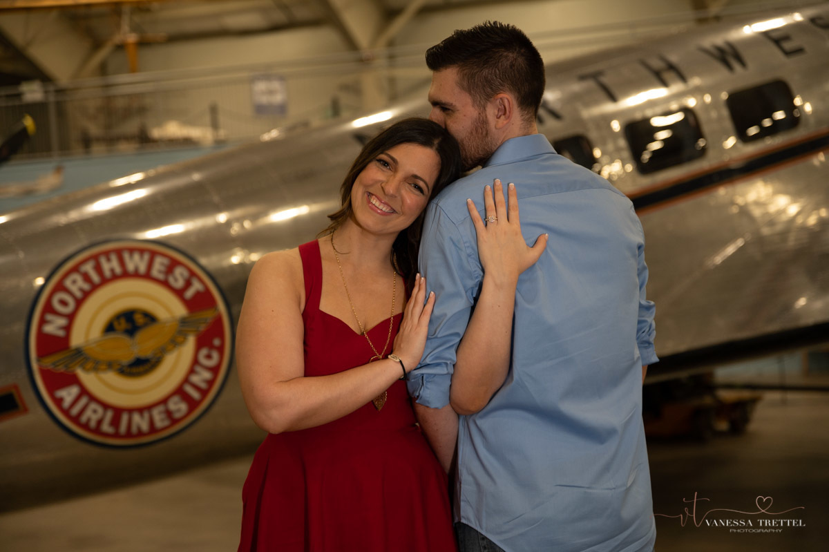 airplane engagement photo
New England Air Museum
engagement photographer
engagement photography airplane
Vanessa Trettel Photography