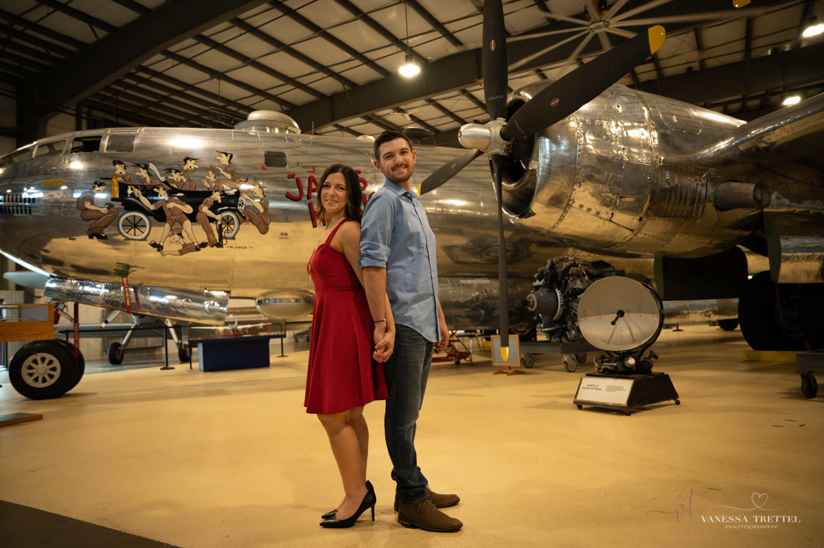 airplane engagement photo
New England Air Museum
engagement photographer
engagement photography airplane
Vanessa Trettel Photography