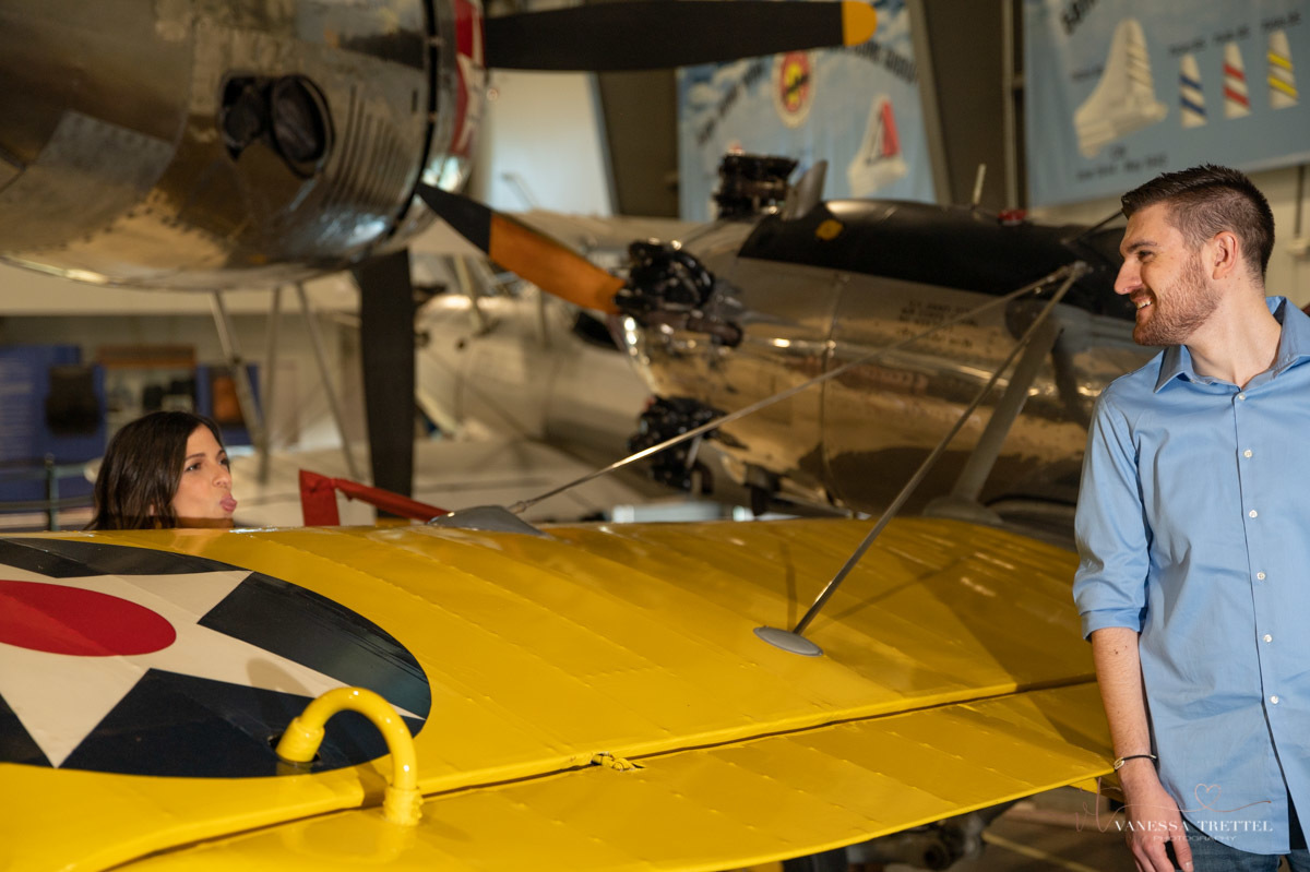 airplane engagement photo
New England Air Museum
engagement photographer
engagement photography airplane
Vanessa Trettel Photography