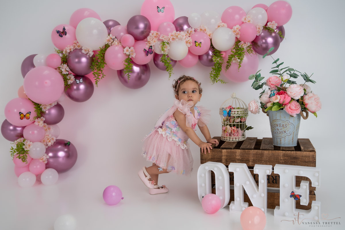 first year photographer
cake smash photography
Girl 1st birthday in the studio
smash cake butterfly decor idea
Vanessa Trettel Photography
pink balloon garland
baby photographer in CT