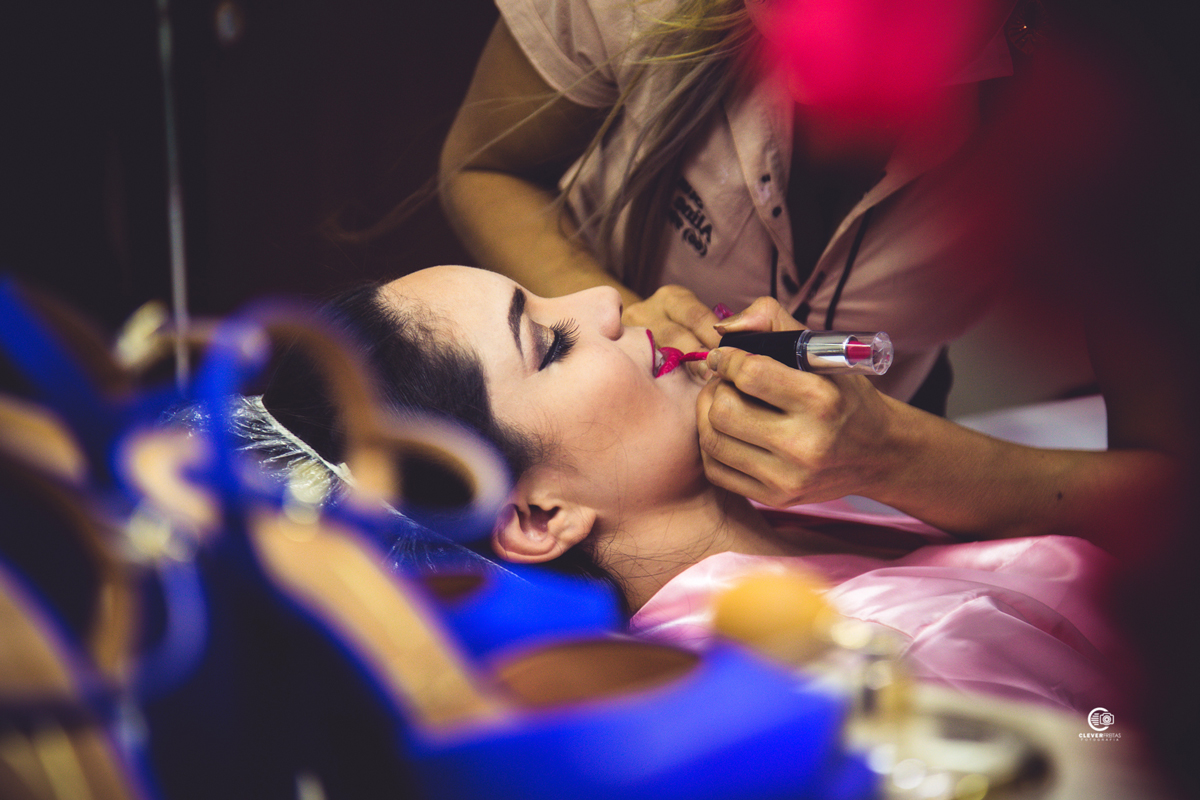 make up noiva salão