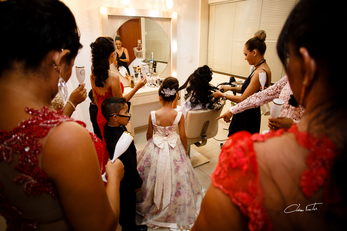 Clever Freitas Fotografando noiva