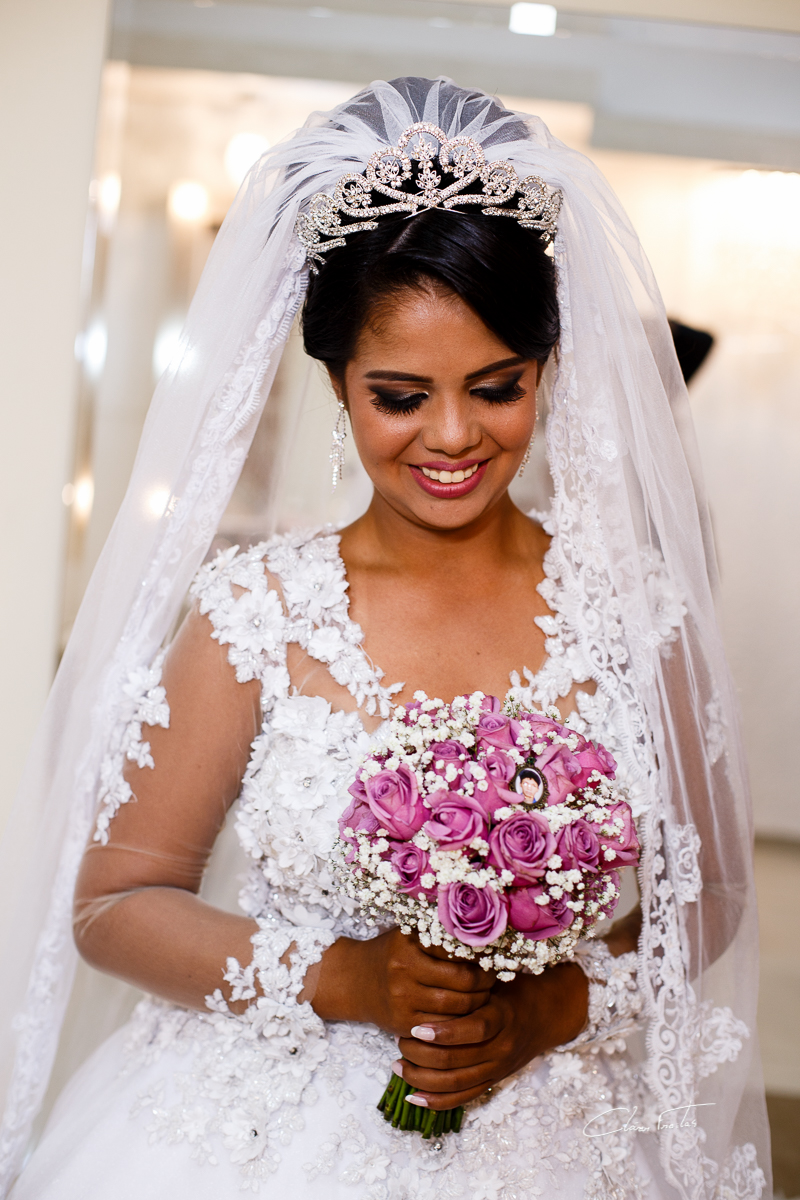 Clever Freitas Fotografando noiva