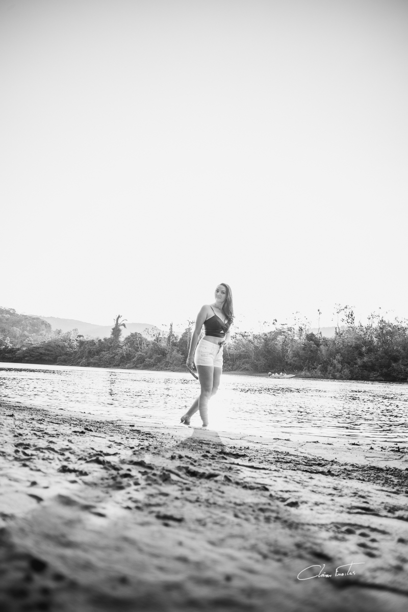 Fotos linda em Preto e branco com o por do sol