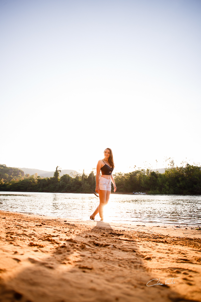 Por do sol perfeito para ensaio fotográfico 