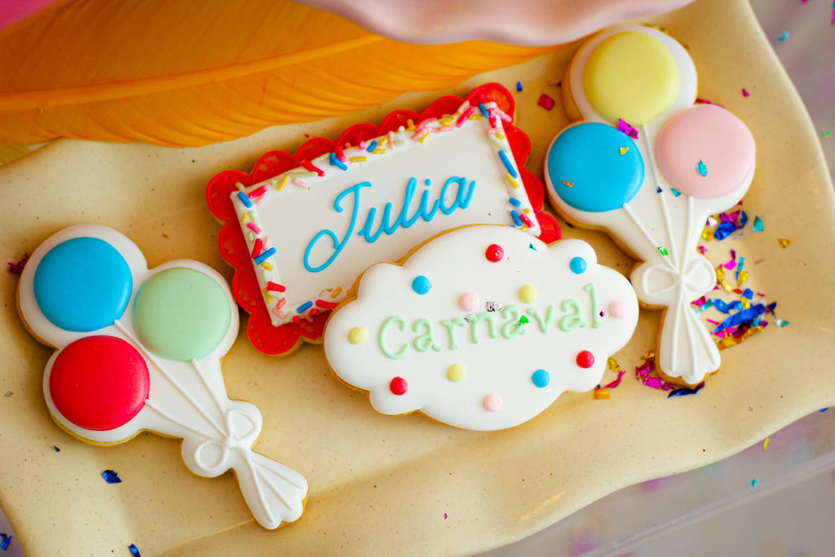 Doce personalizado de carnaval para festa infantil