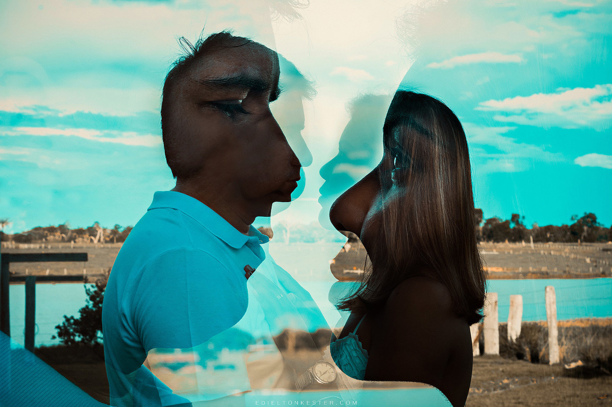 fotos de pre casamento criativas