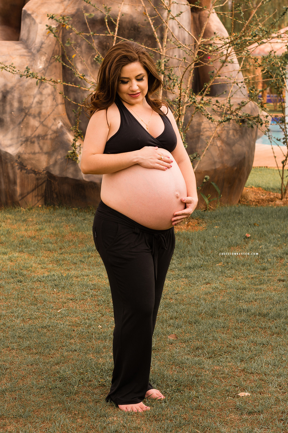 mamae gestante em ensaio realizado em rondonia ro