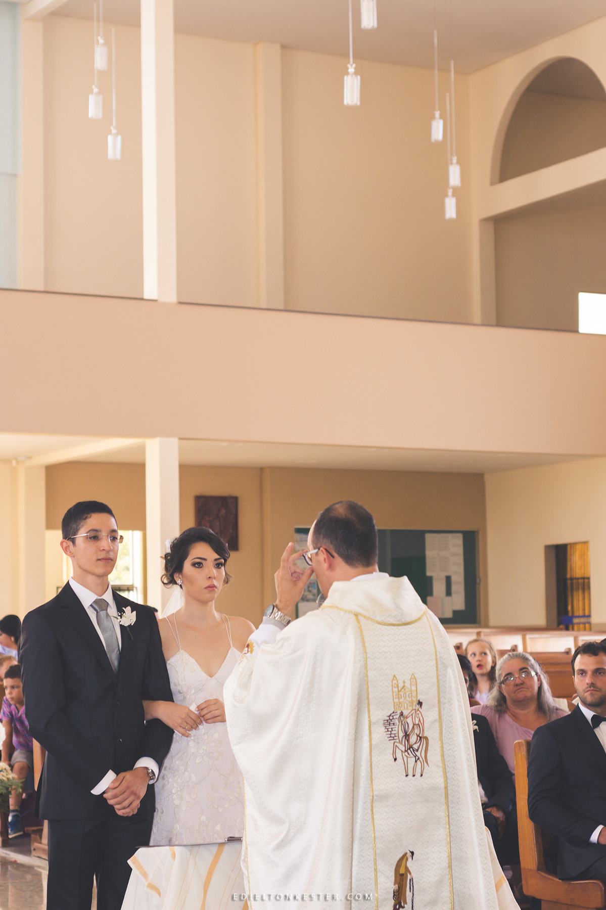 cerimonia de casamento durante o dia