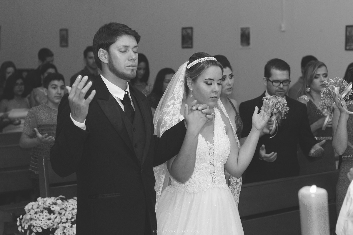 oração dos noivos no casamento