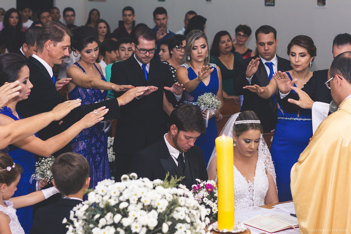 bençao dos pais e padrinhos no casamento