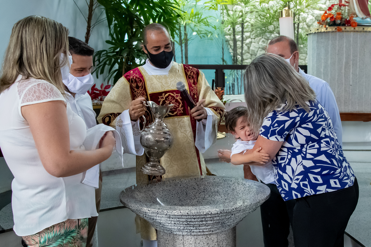 Batismo Daniel Paróquia Sagrado Coração de Jesus - Sorocaba - SP
