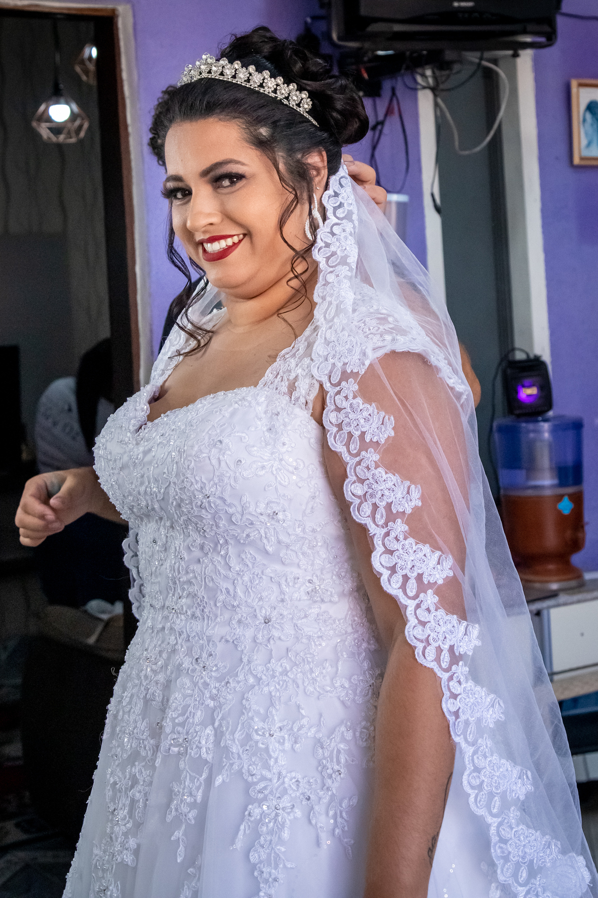 Tudo pronto para o momento