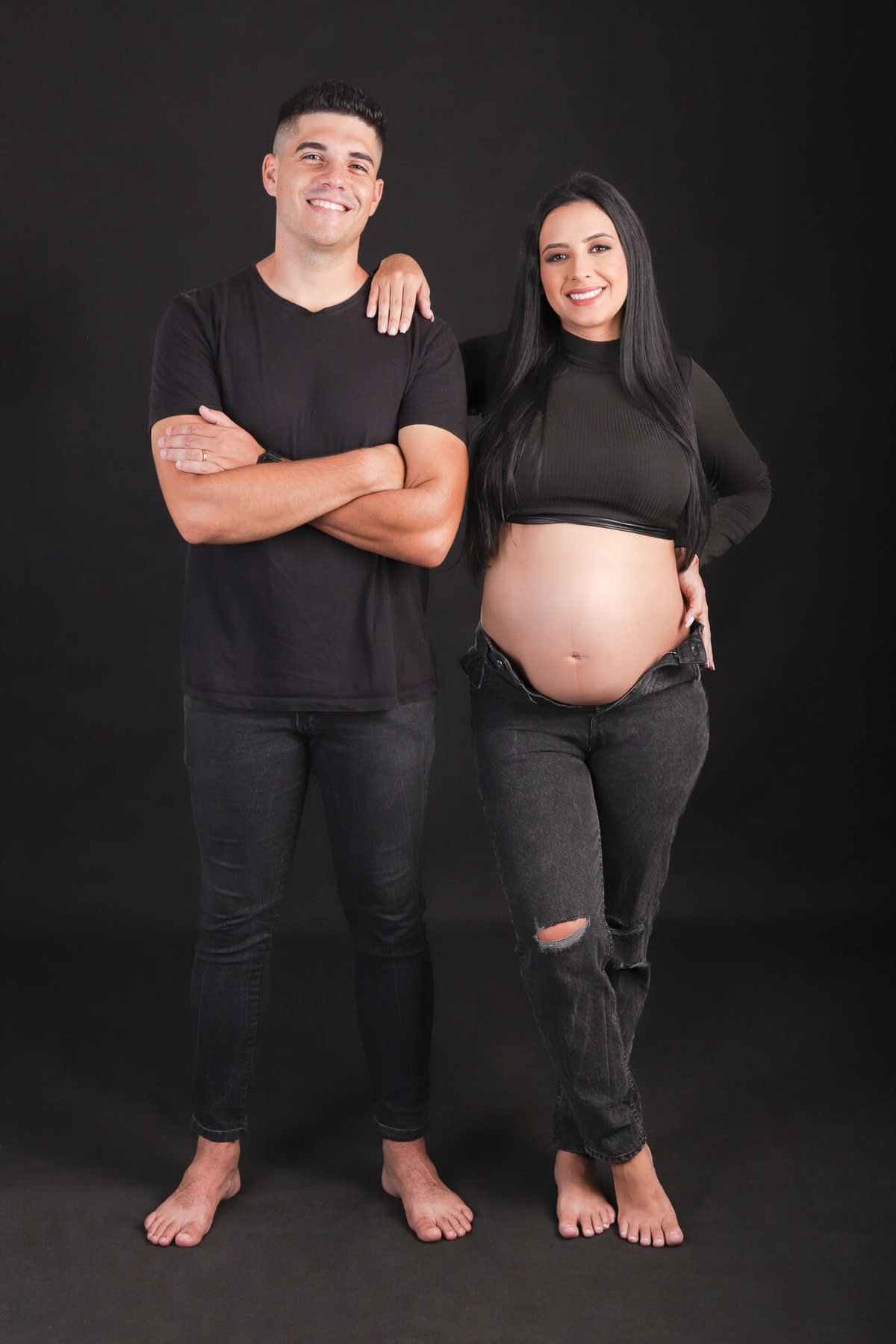 Fotografia de Gestante com o pai, Ensaio gestante, book de gestante, book gravida, fotografia de família, Ensaio Gestante Em Suzano São Paulo