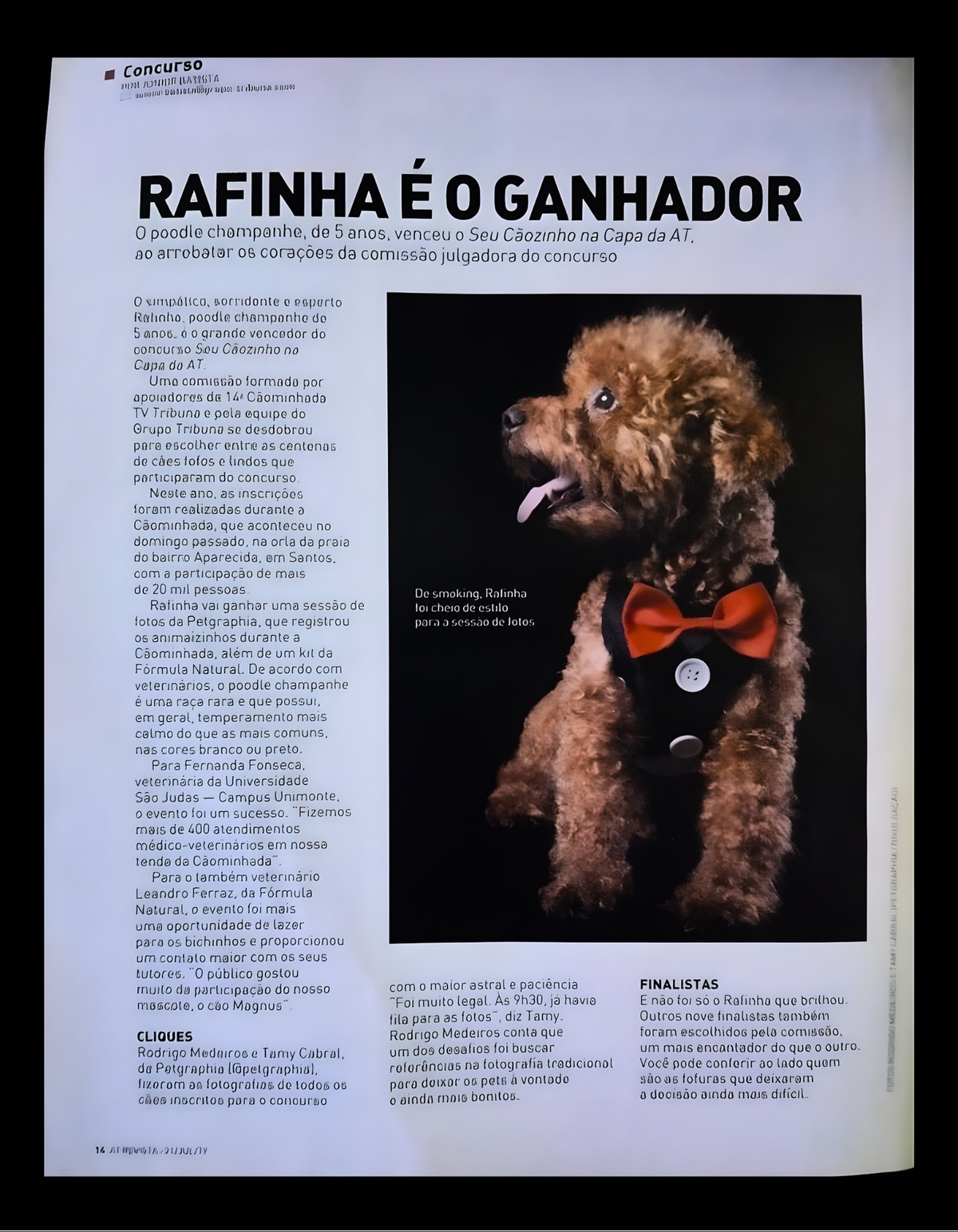 Matéria da Revista AT Revista - página 1