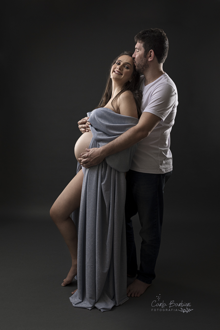 moulage-com-tecido-azul-foto-casal