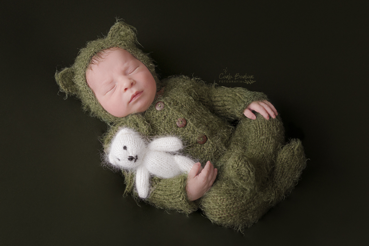 pose de barriguinha com ursinho