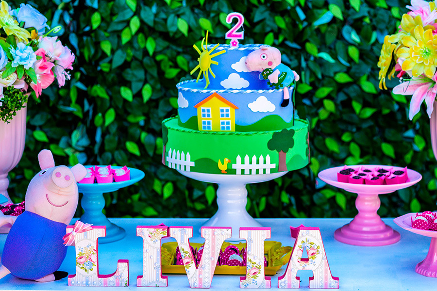bolo de aniversário peppa pig