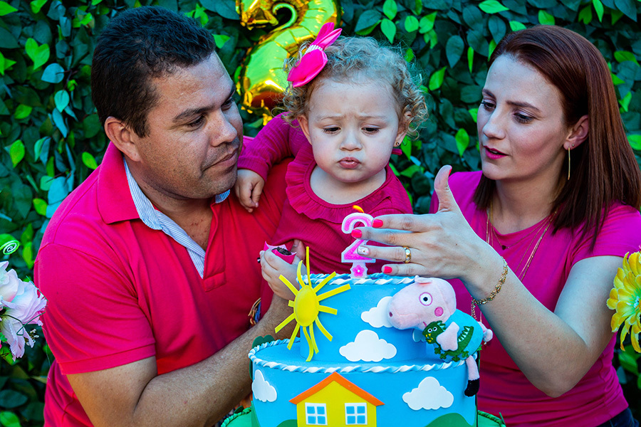 assoprando as velinhas 